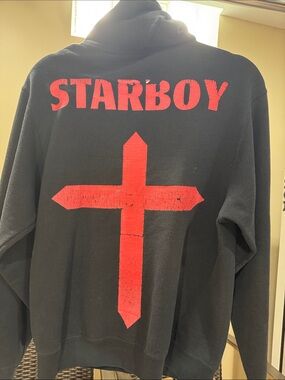 The Weeknd Black XO Starboy Hoodie